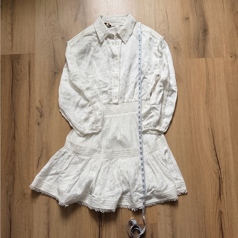 Maje White Button-Up Dress - Picture 3 of 6